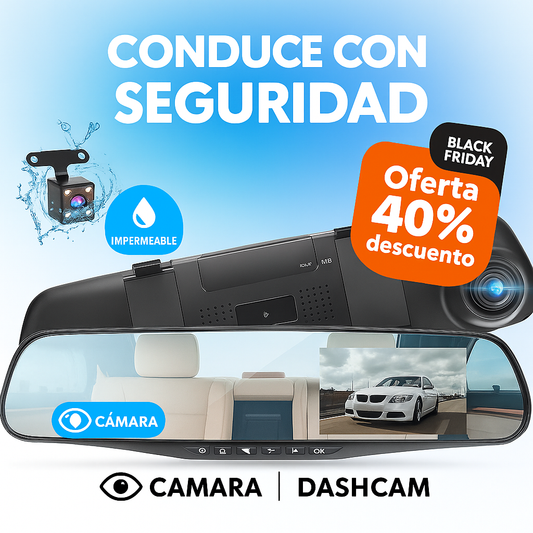 Espejo Retrovisor Con Doble Camara